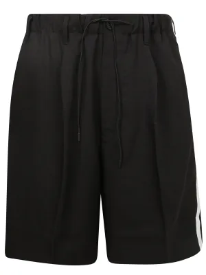 Y-3 Logo Printed Drawstring Shorts