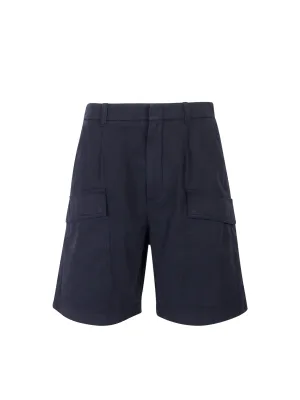 Z Zegna Logo Patch Bermuda Shorts