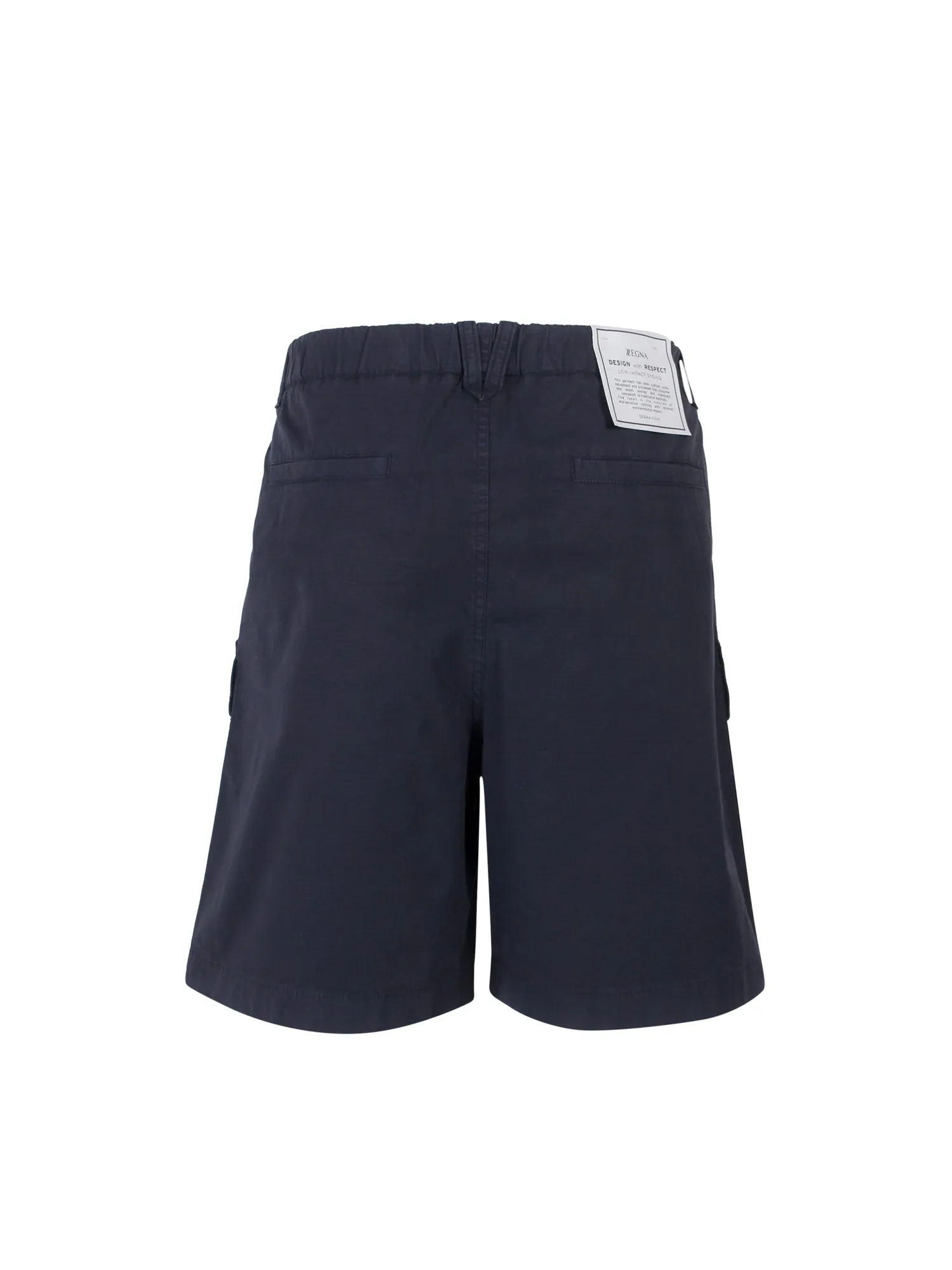 Z Zegna Logo Patch Bermuda Shorts