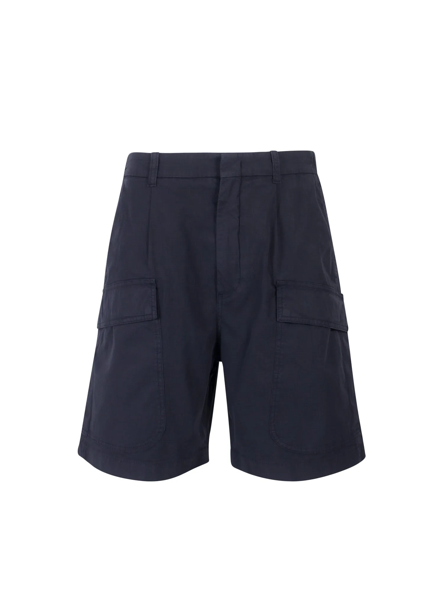 Z Zegna Logo Patch Bermuda Shorts